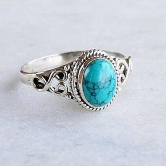 Turquoise Decor Ring - Picture 1 of 2